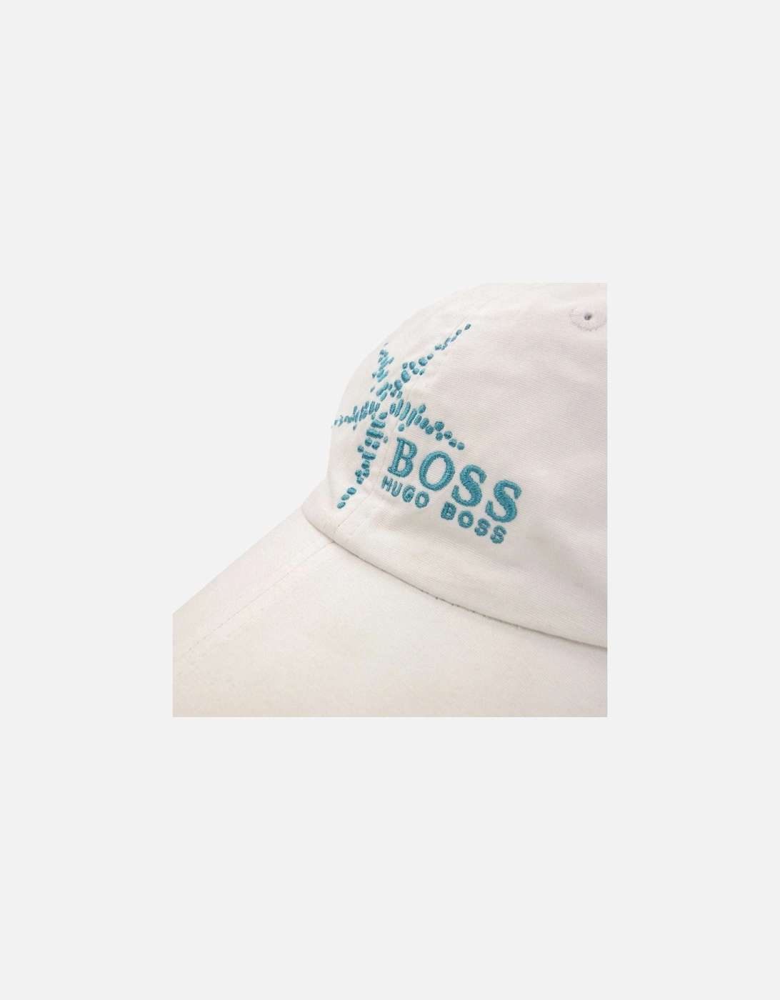 Embroidered Logo Cap White