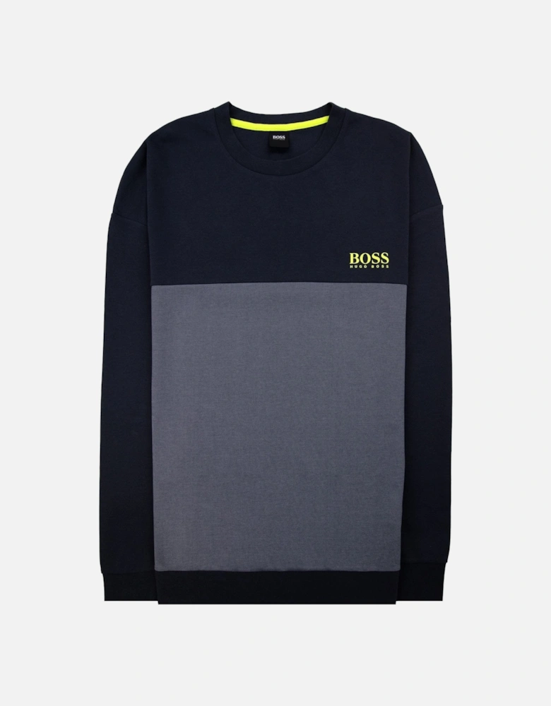 Logo Print Tracksuit Sweatshirt Navy 400 DS3