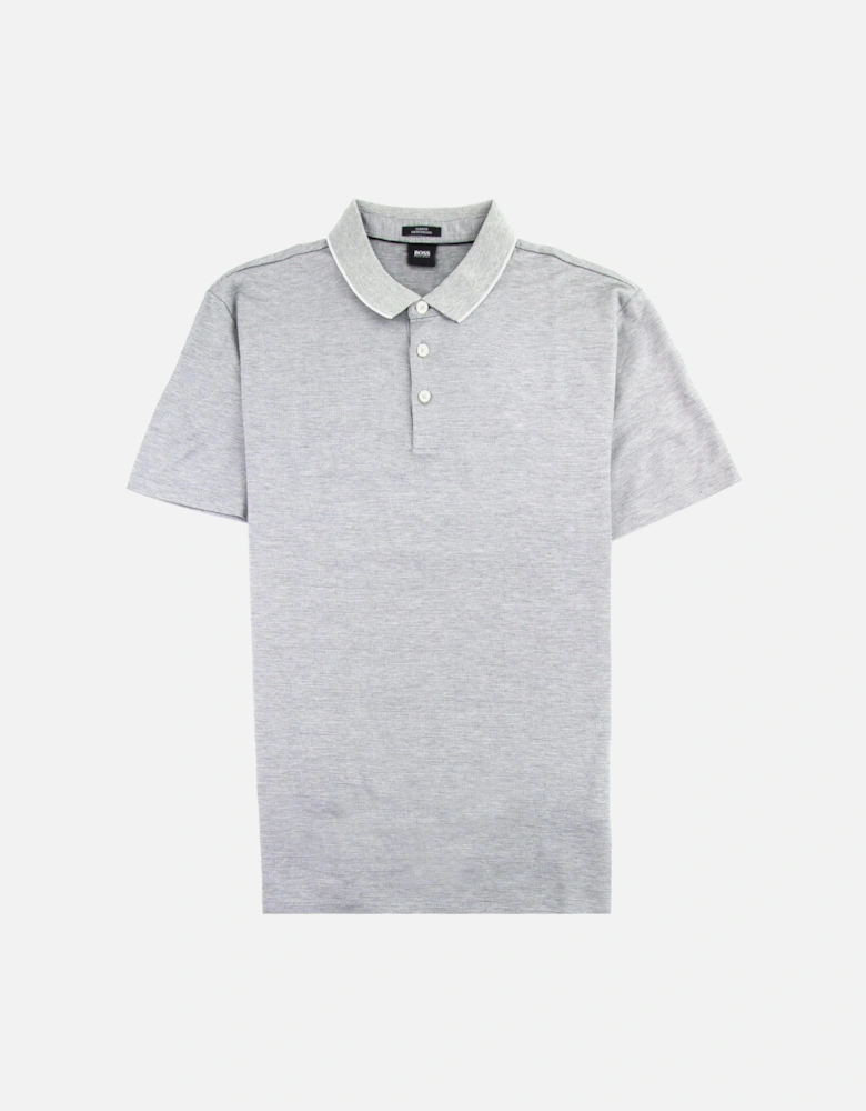 Pelham Short Sleeve Polo Shirt Grey
