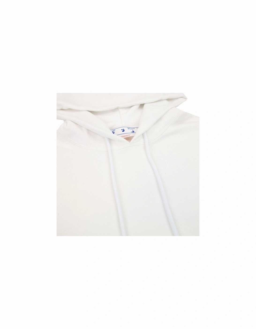 Off White Diagonal Arrow Slim Hoodie White