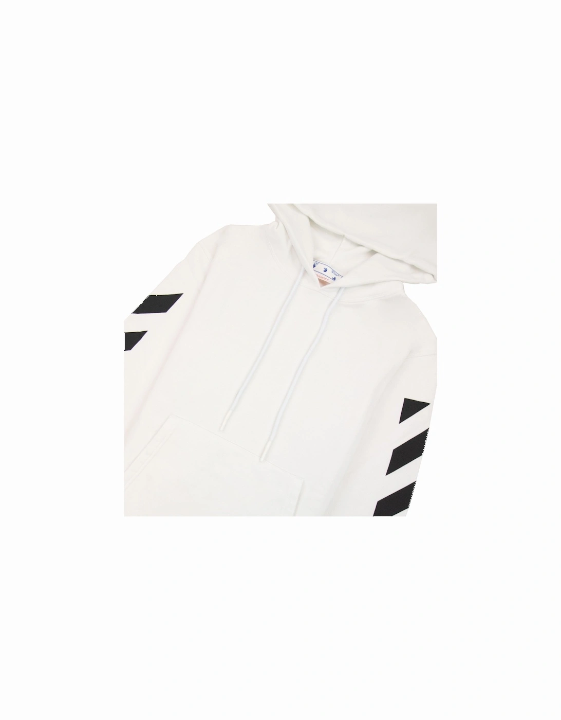 Off White Diagonal Arrow Slim Hoodie White