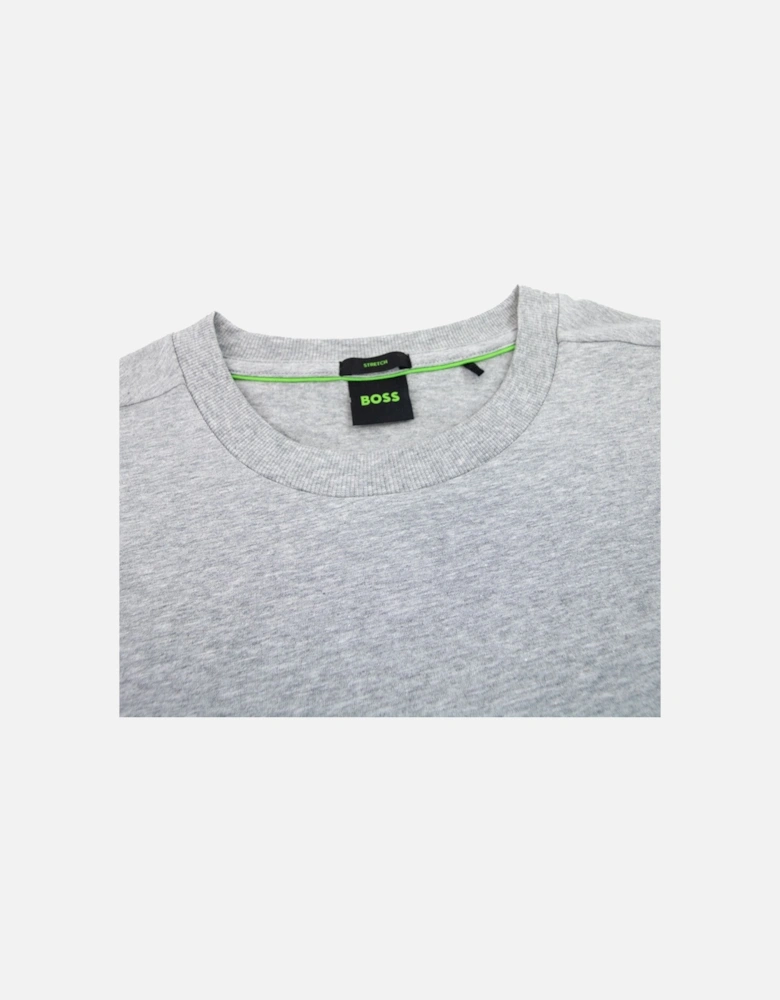Tee Contrast Logo T Shirt Grey 059