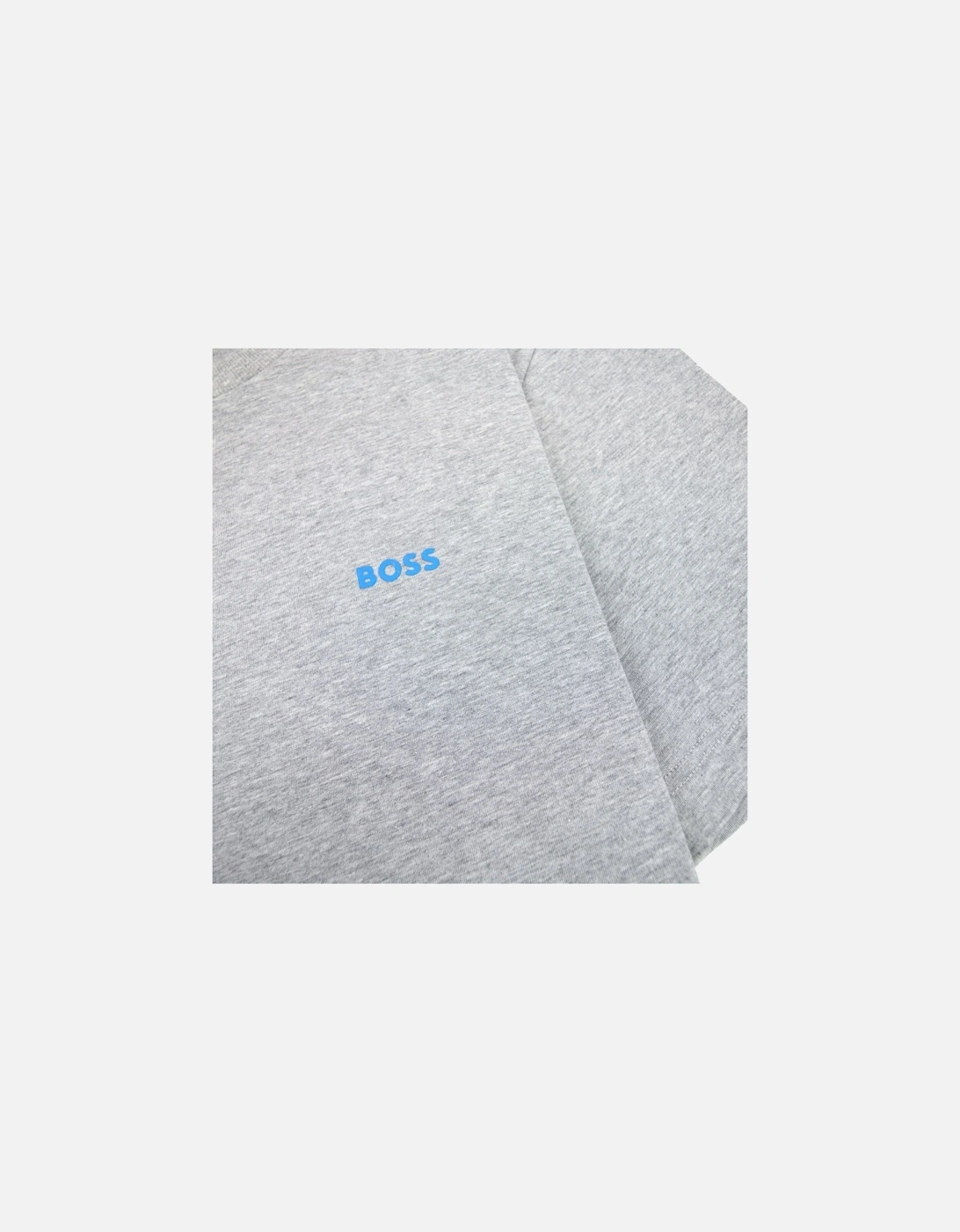 Tee Contrast Logo T Shirt Grey 059