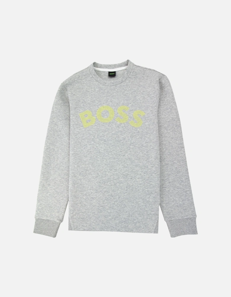 Salbo Iconic Crew Neck Sweat Light Grey