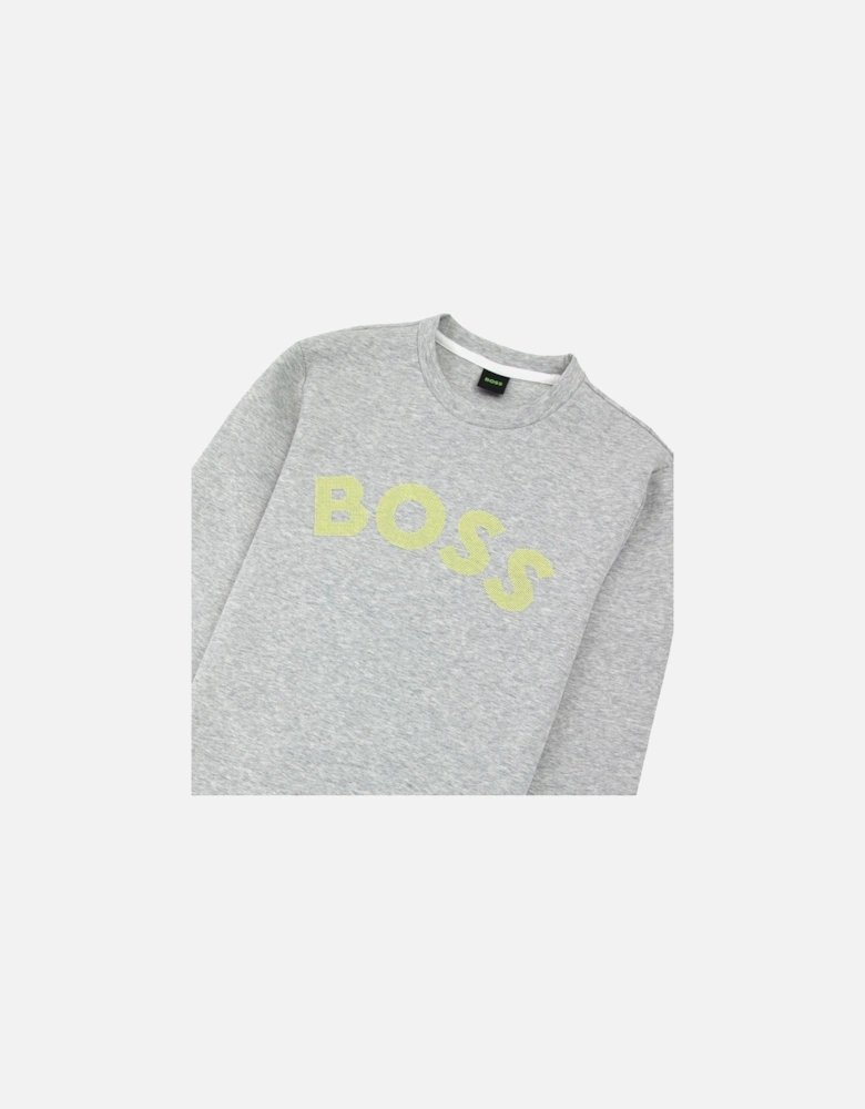 Salbo Iconic Crew Neck Sweat Light Grey