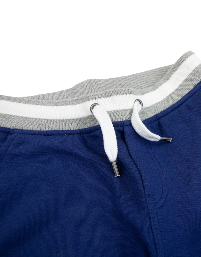 Kids Fleece Bottoms Leg Sign Electric Blue/grey APR4