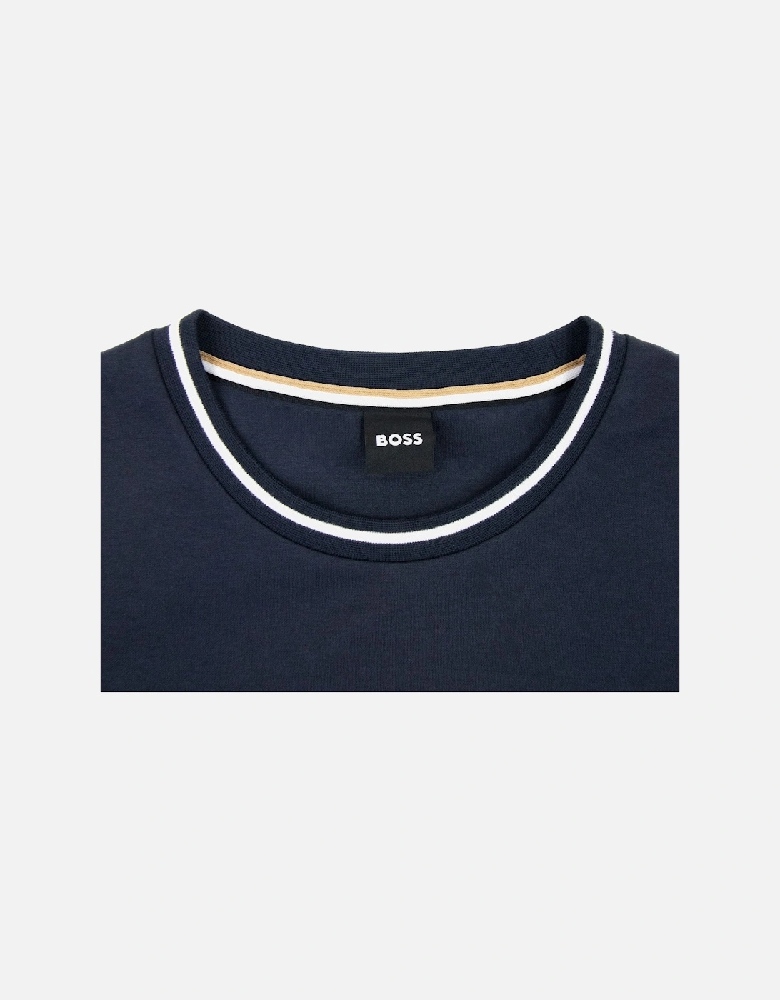 Contrast Insert Logo Tracksuit Sweatshirt Dark Navy 403