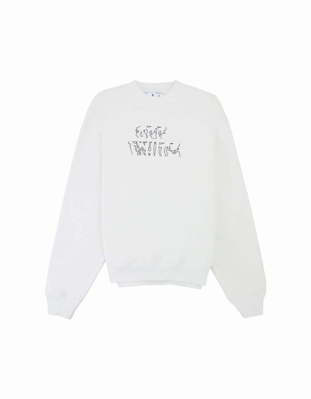 Off White Neen Arrow Skate Crewneck Sweatshirt White/black, 6 of 5