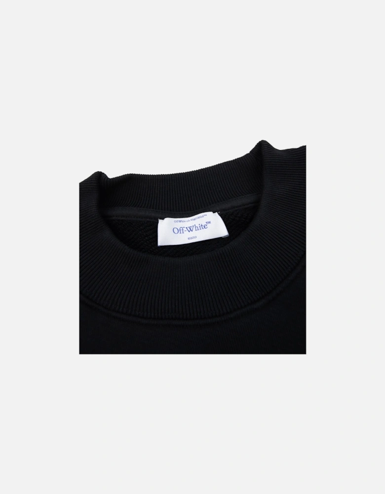Off White Star Arrow Skate Crewneck Black
