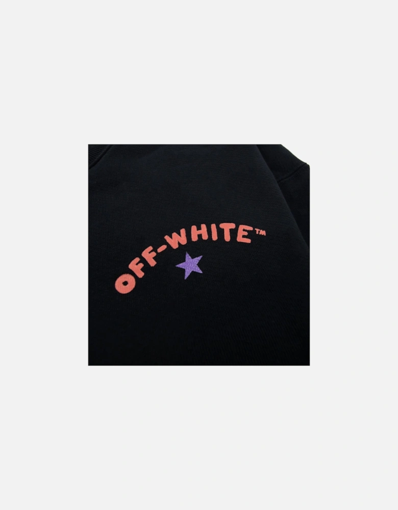 Off White Star Arrow Skate Crewneck Black