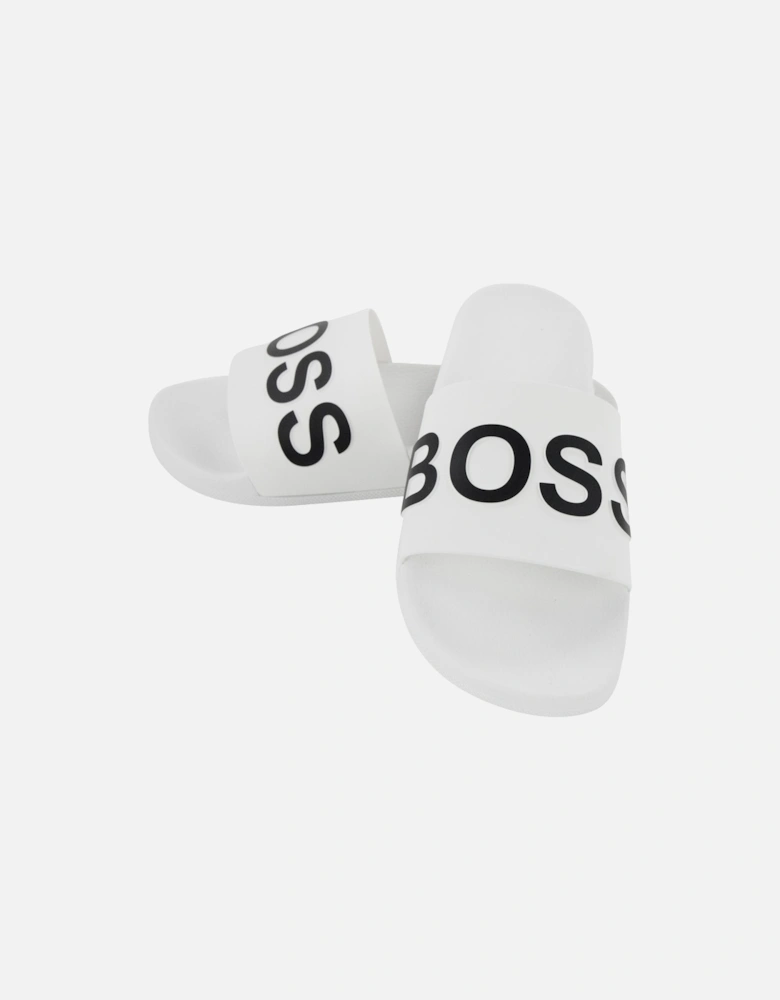 Bay Logo Sliders White 100