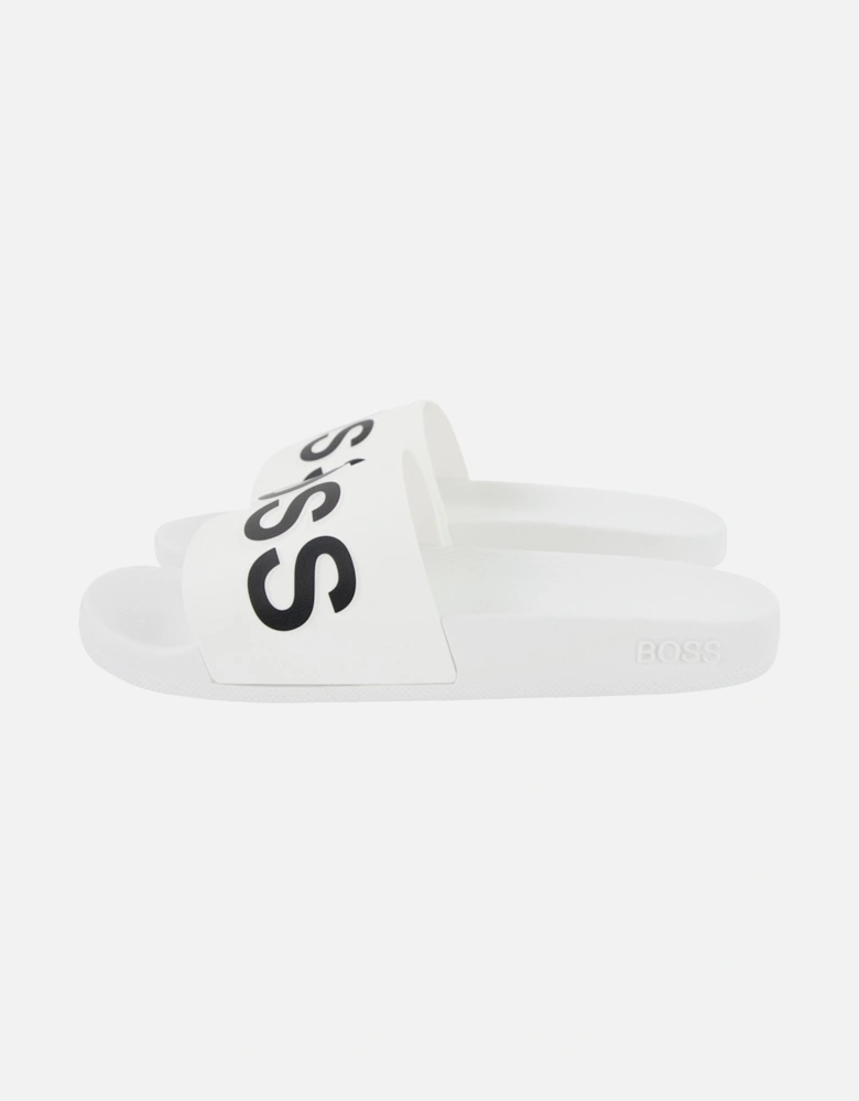 Bay Logo Sliders White 100