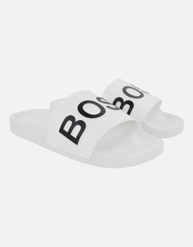 Bay Logo Sliders White 100