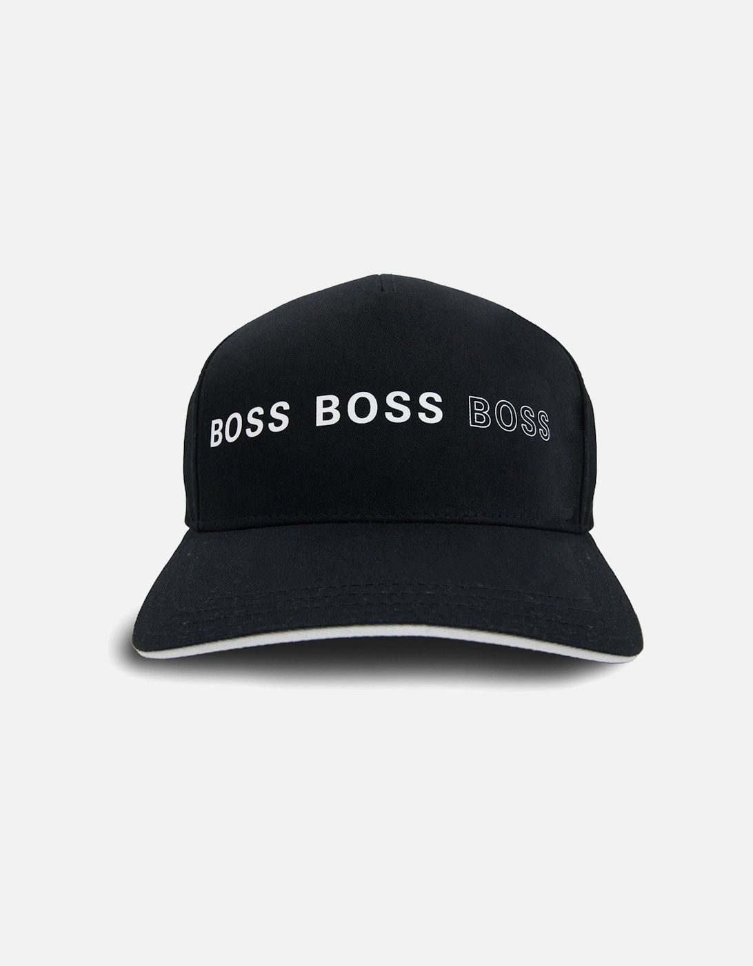 Cap Double Logo Black 001, 6 of 5