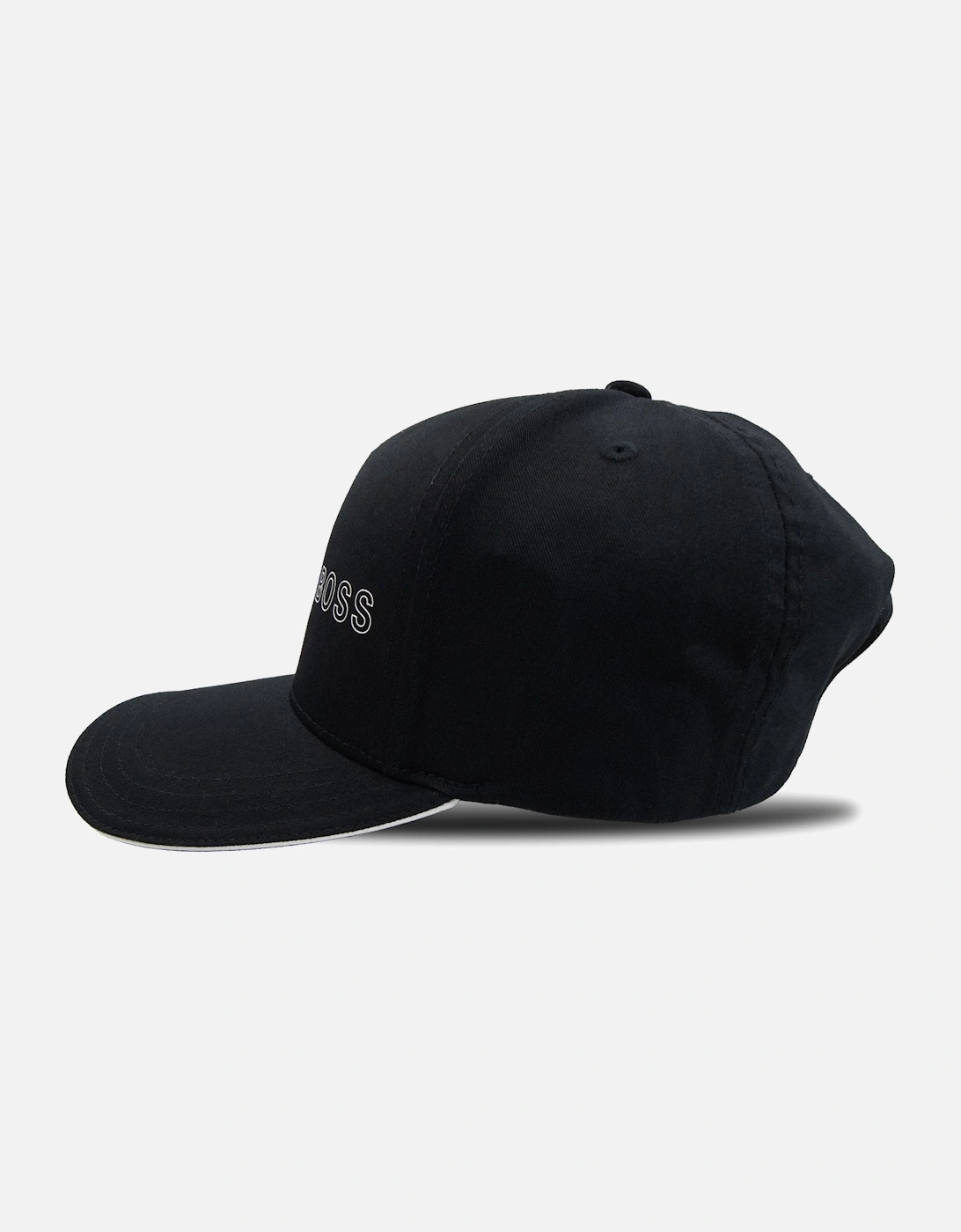 Cap Double Logo Black 001