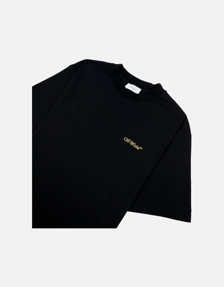 Off White Tape Arrow Skate S/s T-shirt Black/yellow