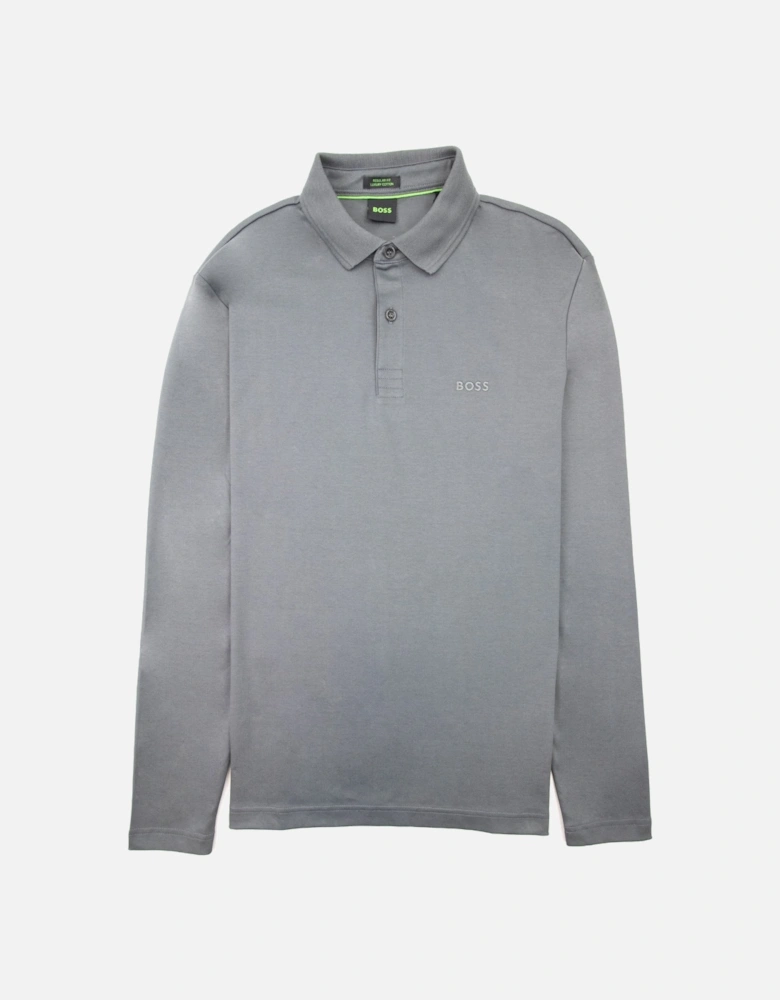Pirol Regular Fit L/s Polo Dark Grey 021