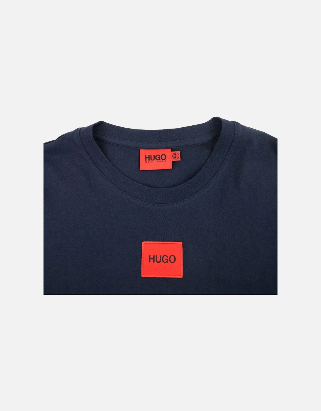 Hugo Diragolino212 Logo T Shirt Dark Blue 405