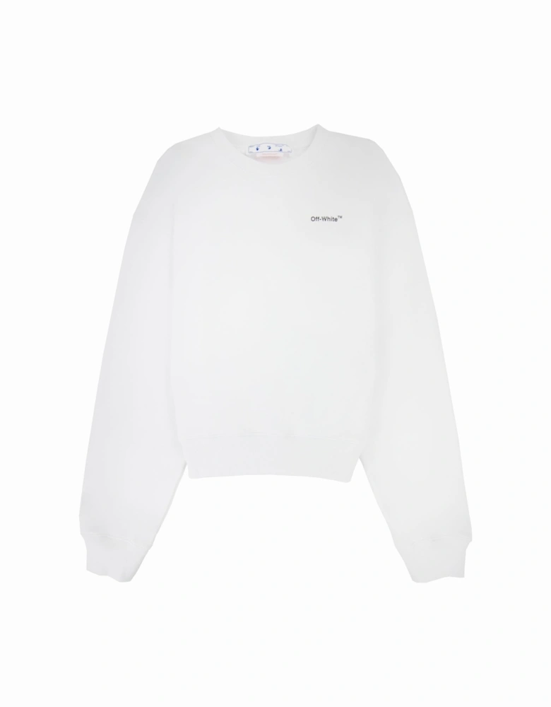 Off White Caravage Arrow Over Crewneck Sweatshirt White/black