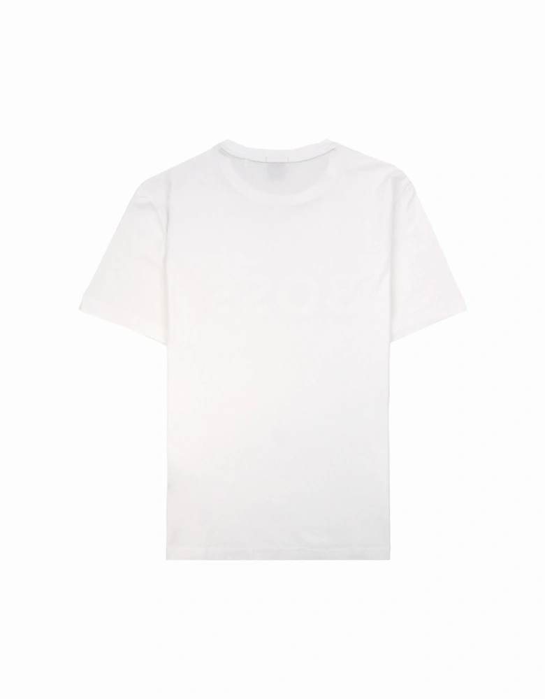 Logo Print Stretch T Shirt White 100