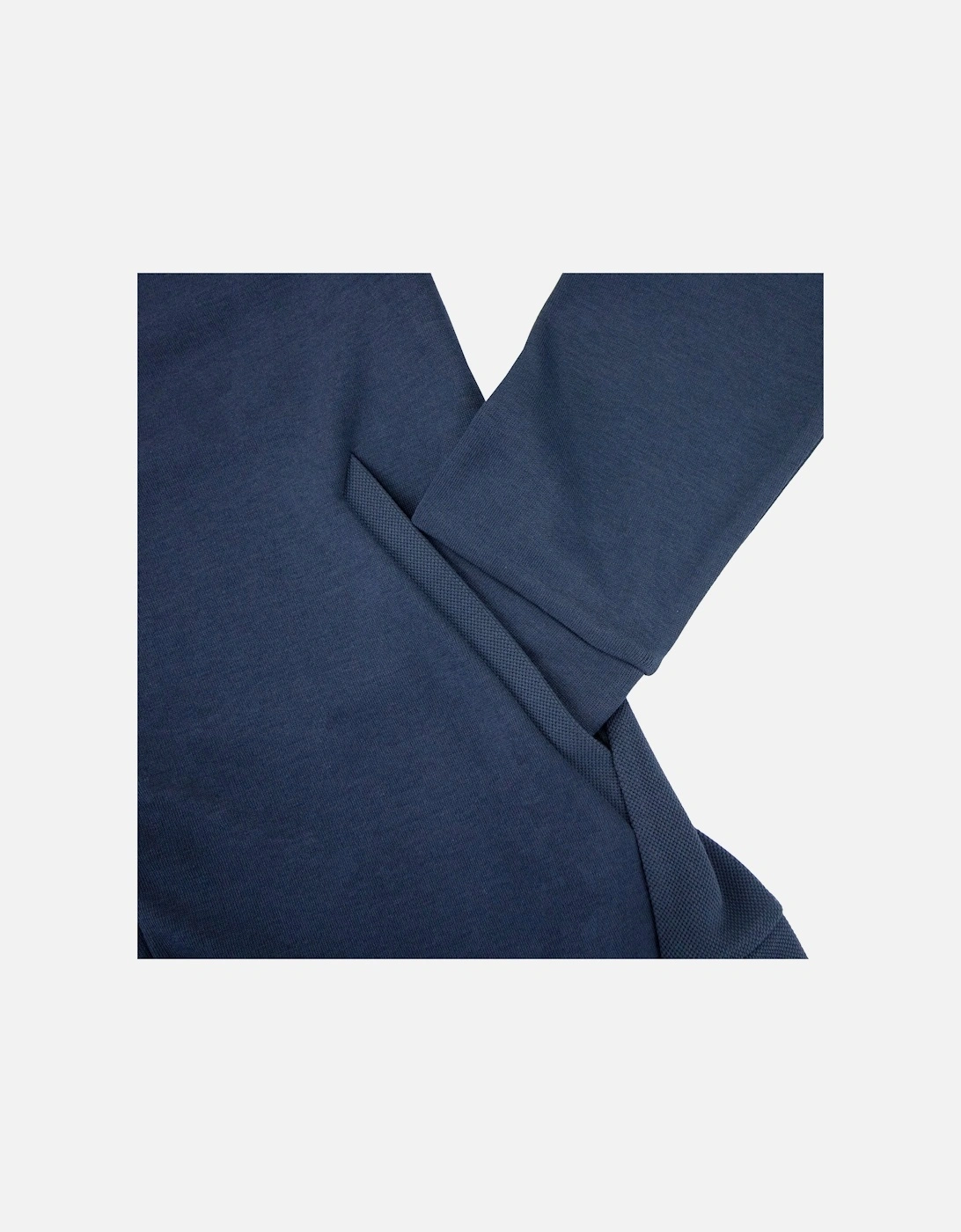 Saggy Curved Logo Zip Up Sweatshirt Navy 410