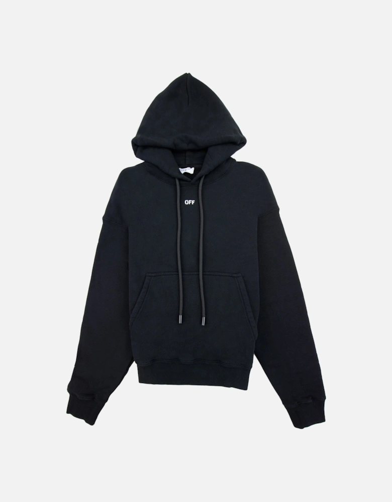 Off White Dbl Moon Arrow Skate Hoodie Black/white