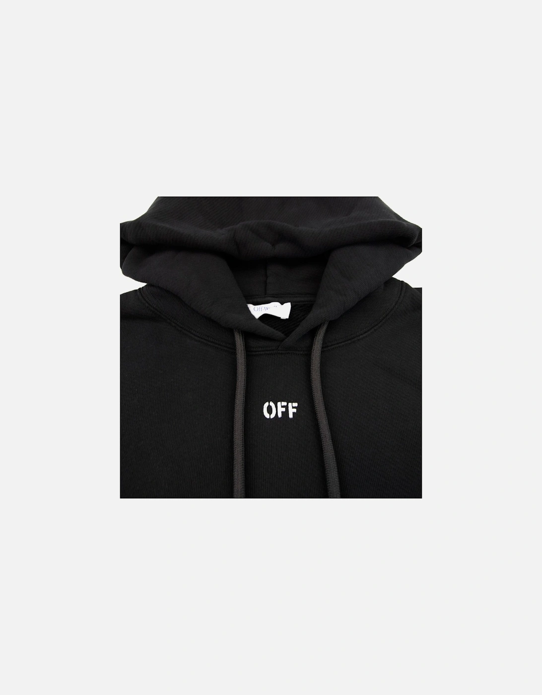 Off White Dbl Moon Arrow Skate Hoodie Black/white