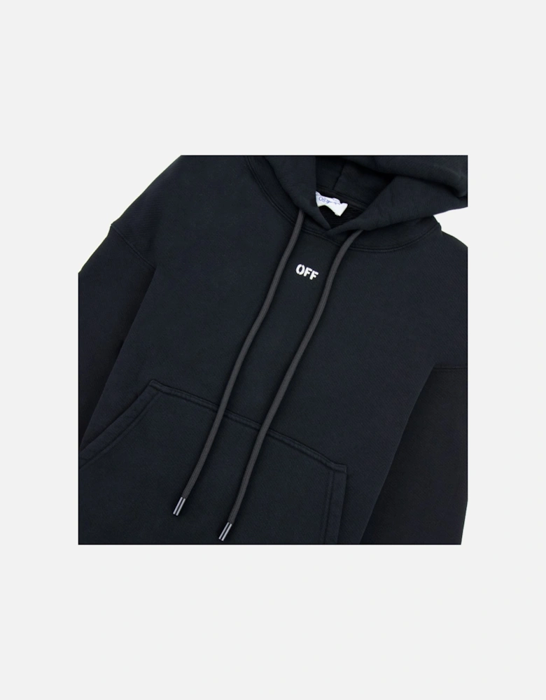 Off White Dbl Moon Arrow Skate Hoodie Black/white