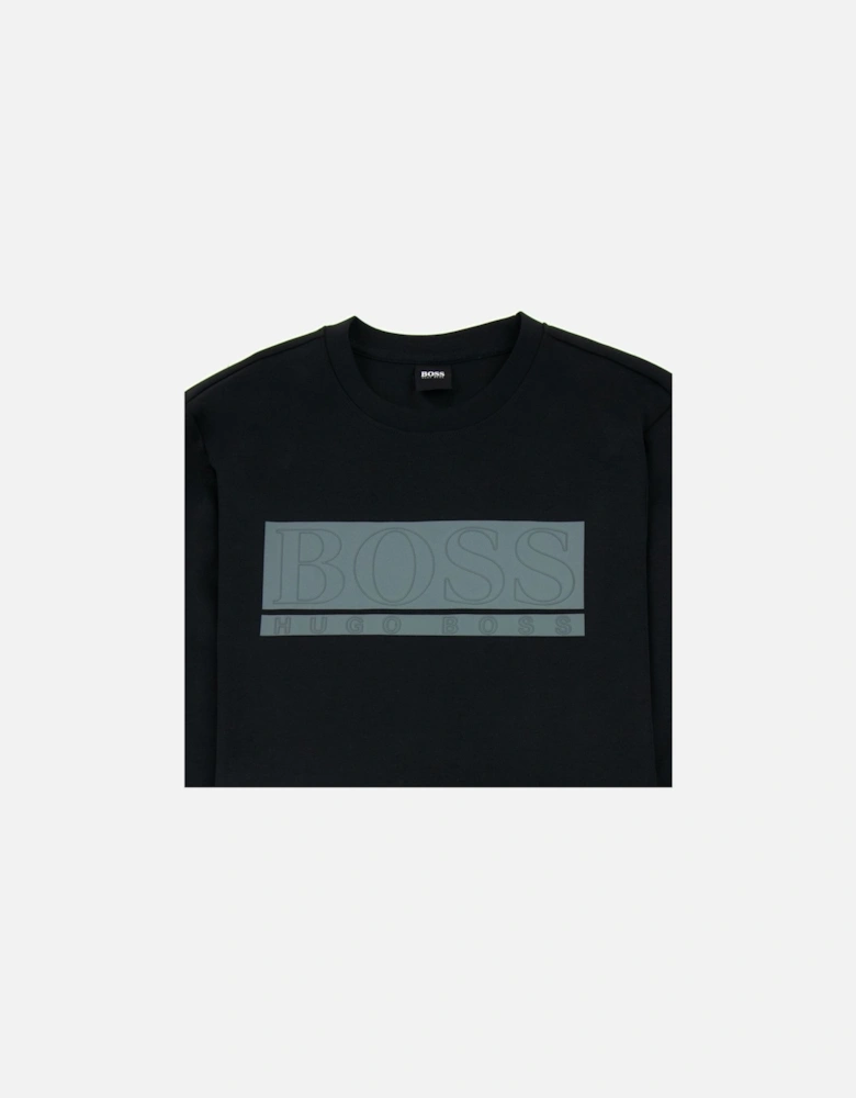 Block Logo Sweatshirt Black 001