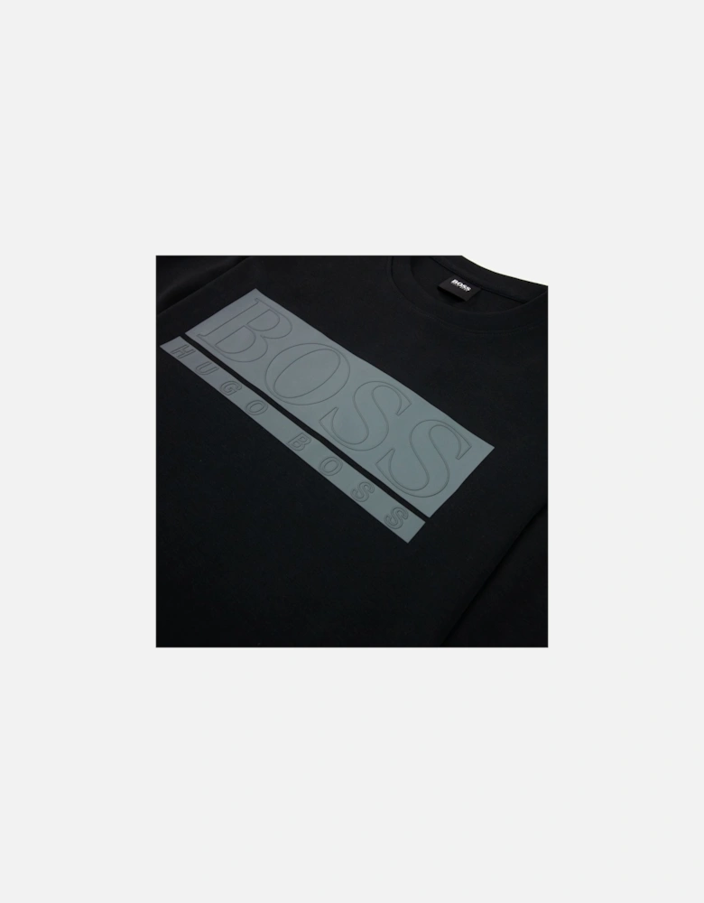 Block Logo Sweatshirt Black 001
