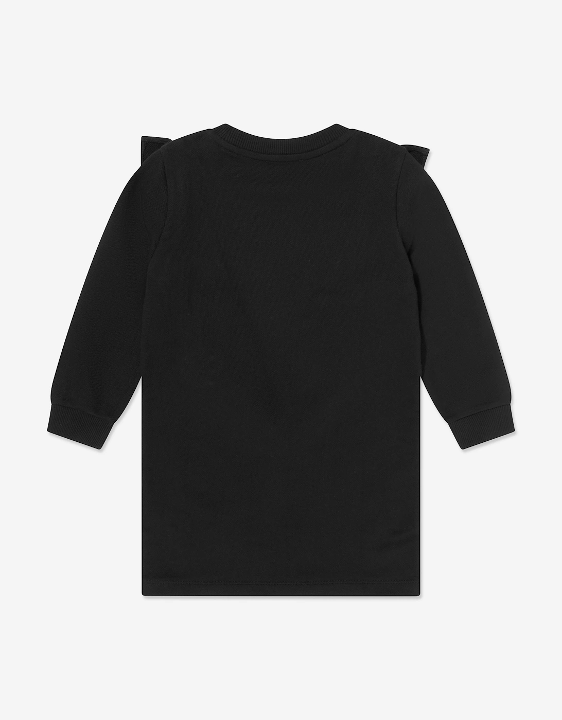 Girls Logo Sweater Dress in Black