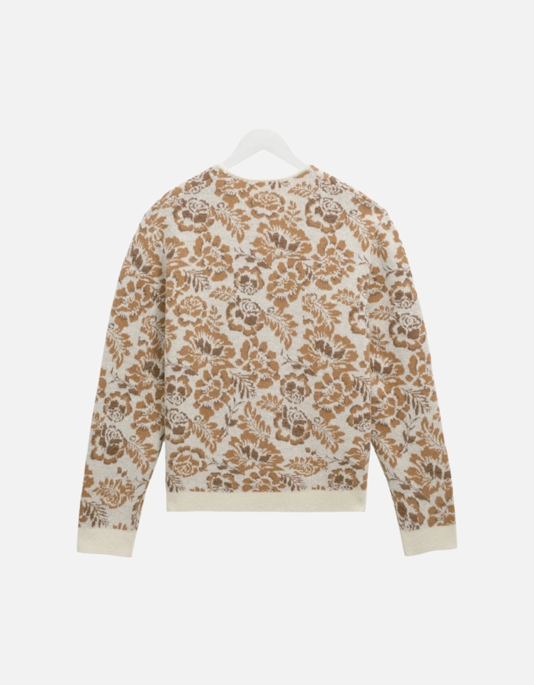 Alban Floral Textured Jacquard Cardigan