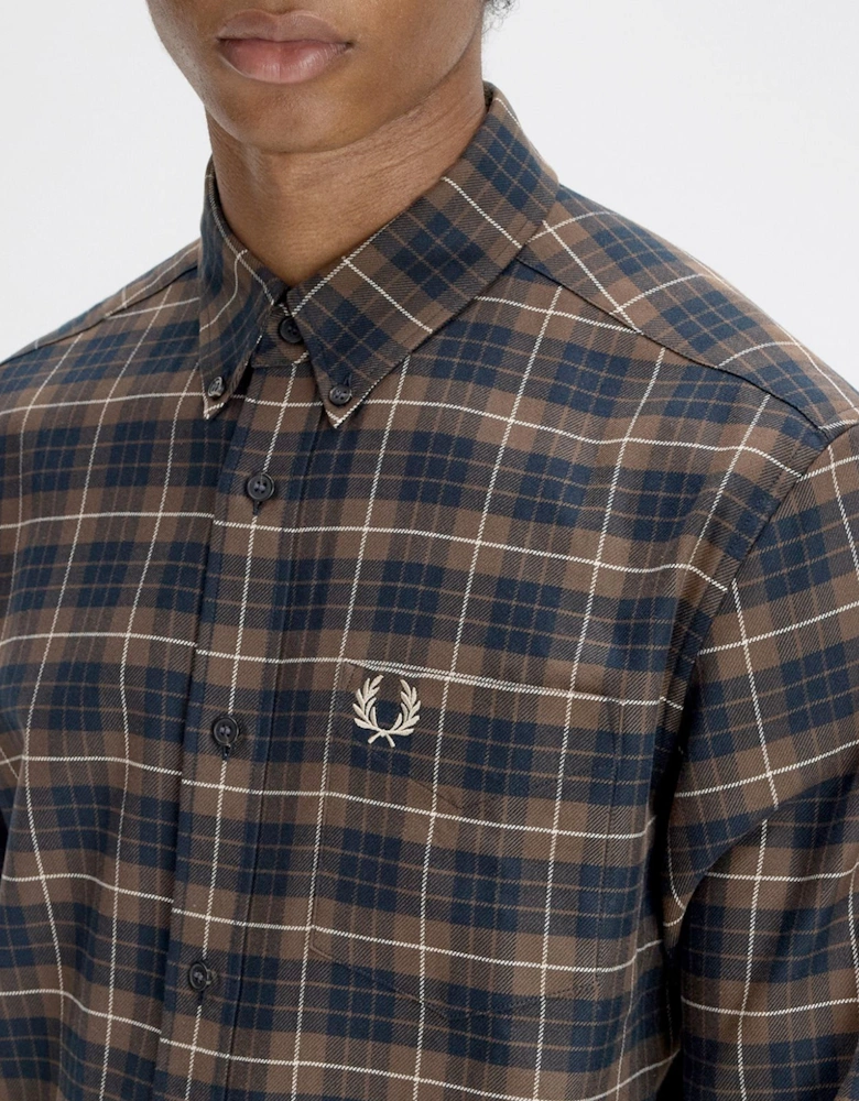 Brushed Twill Tartan Shirt