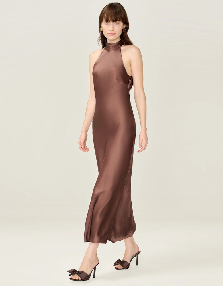 Seychelles Dress in Chocolate