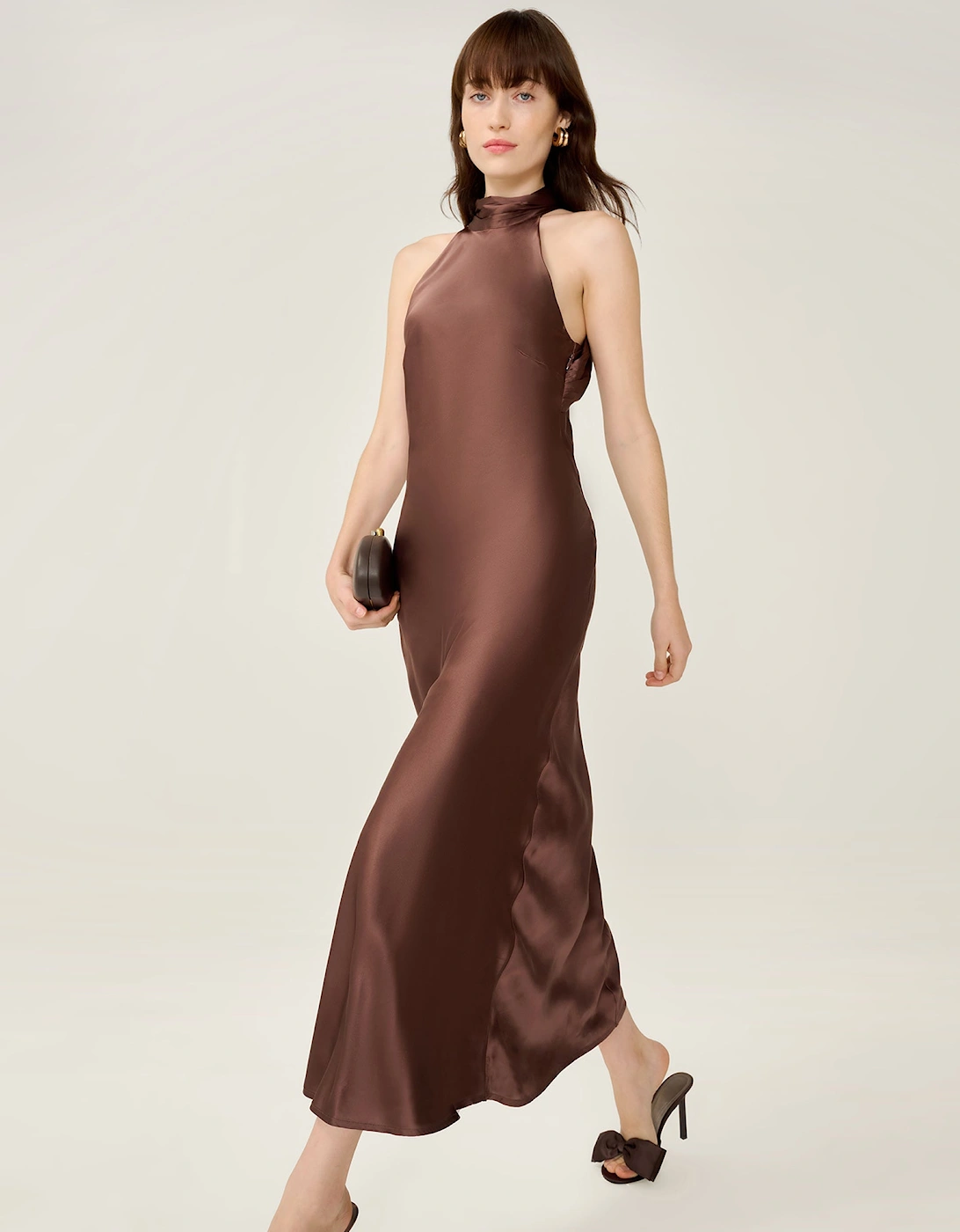 Seychelles Dress in Chocolate