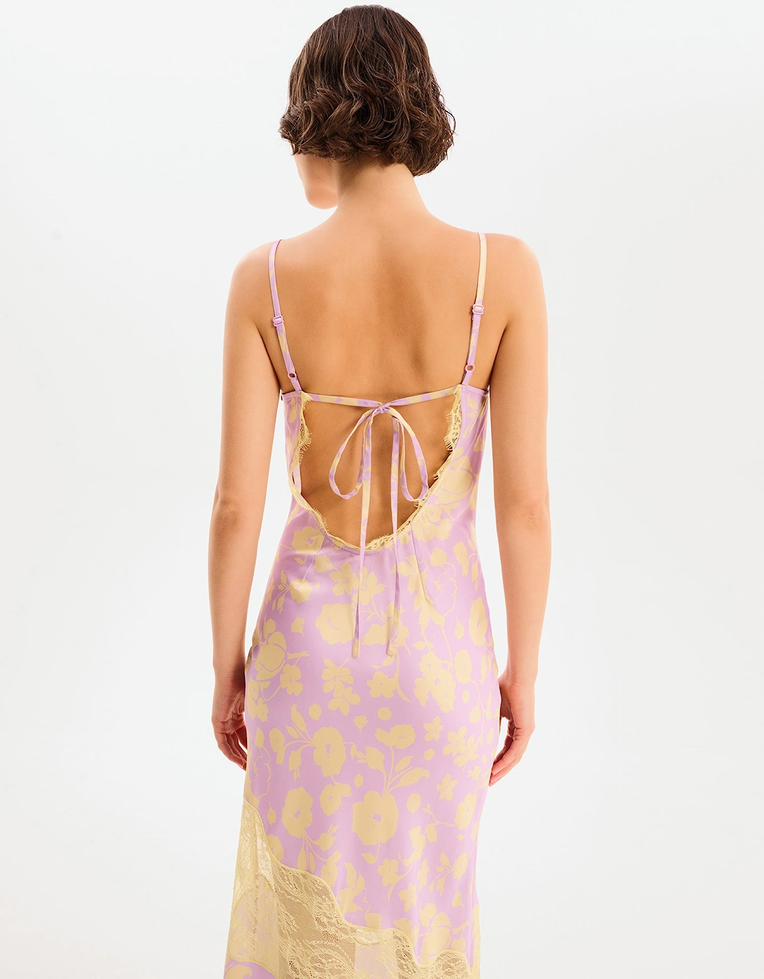 Amber Floral Dress in Lilac Floral