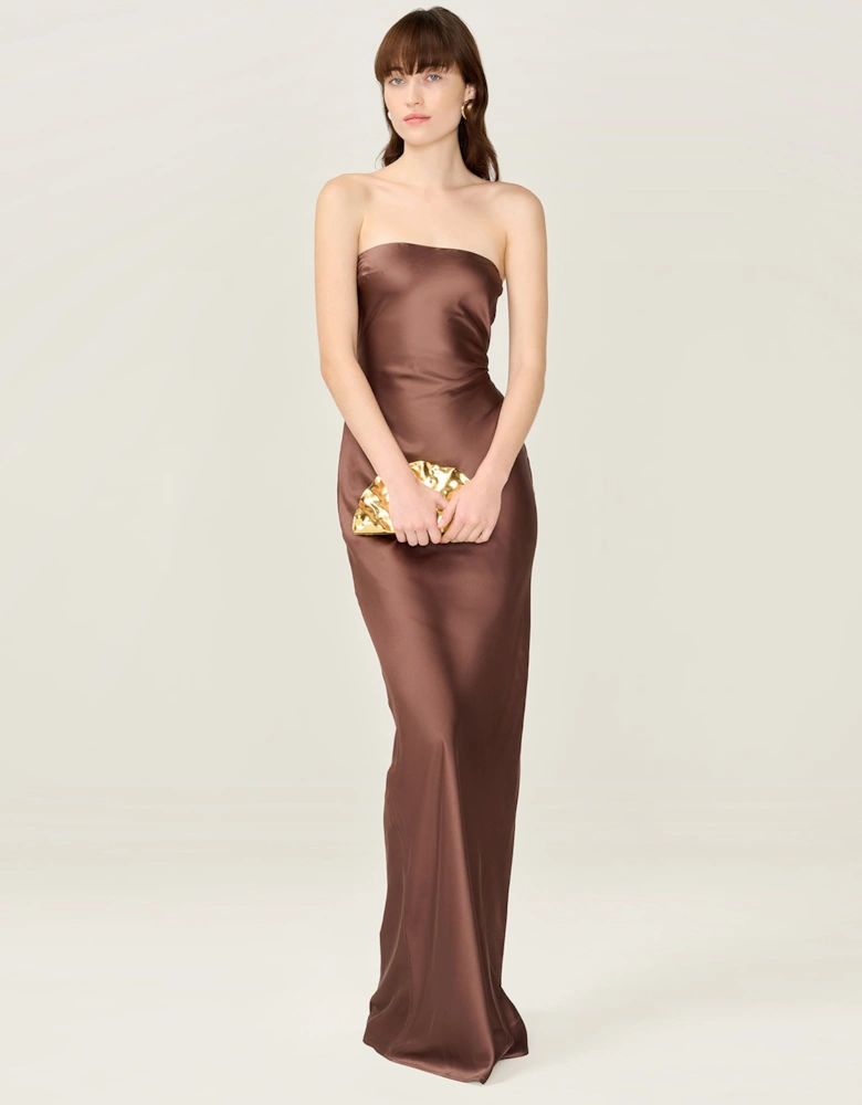 Amdra Dress in Chocolate