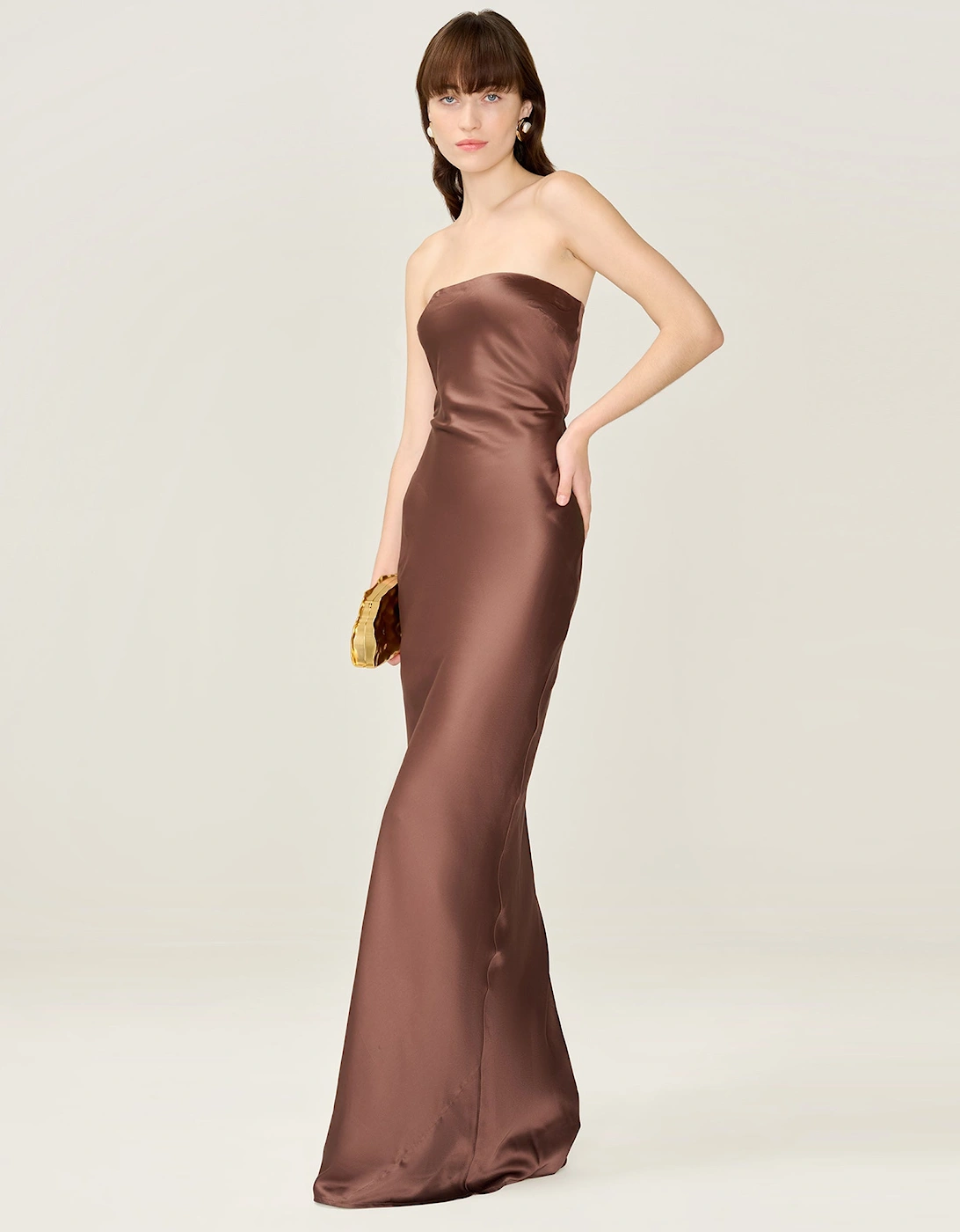 Amdra Dress in Chocolate