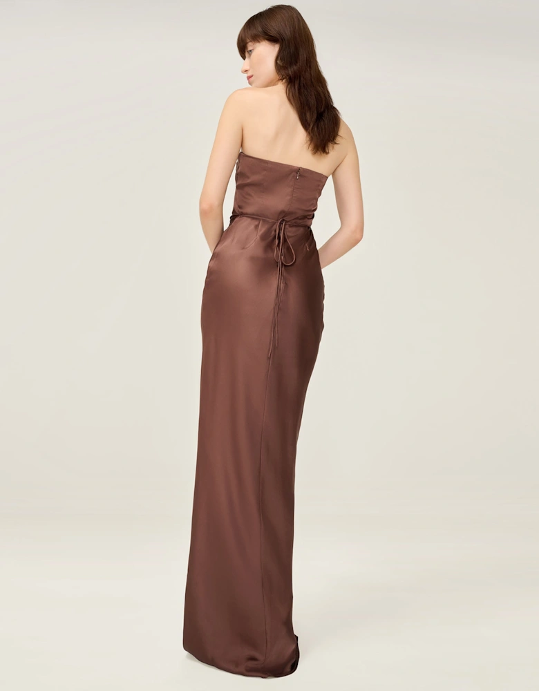 Amdra Dress in Chocolate