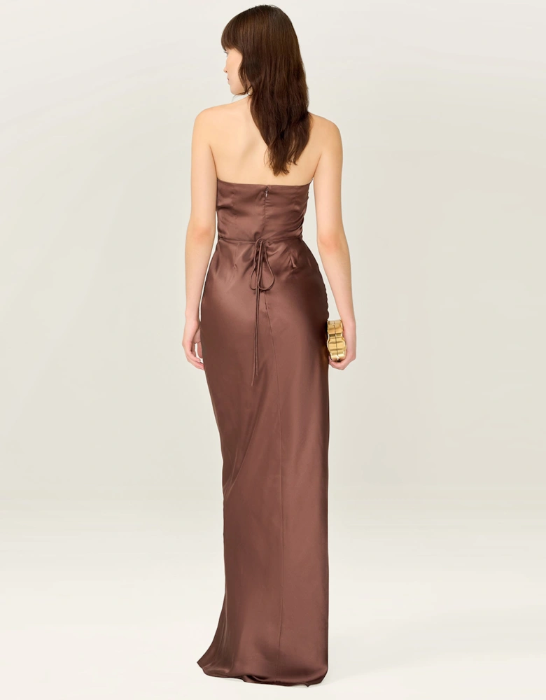 Amdra Dress in Chocolate