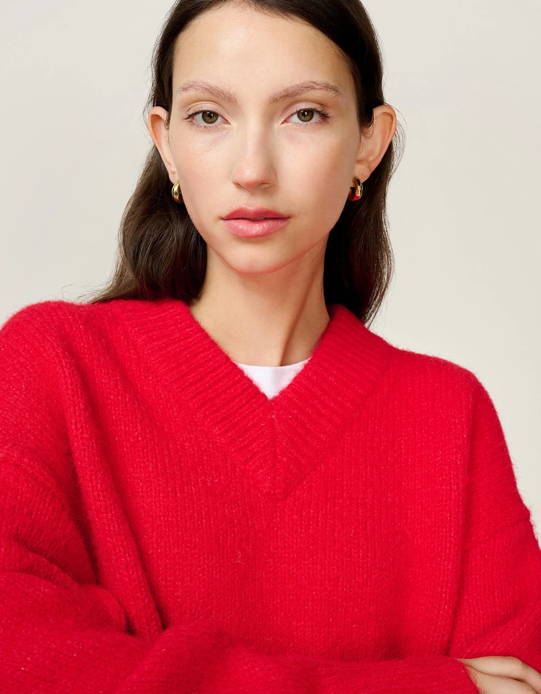 STUDIO Daria Jumper in Red