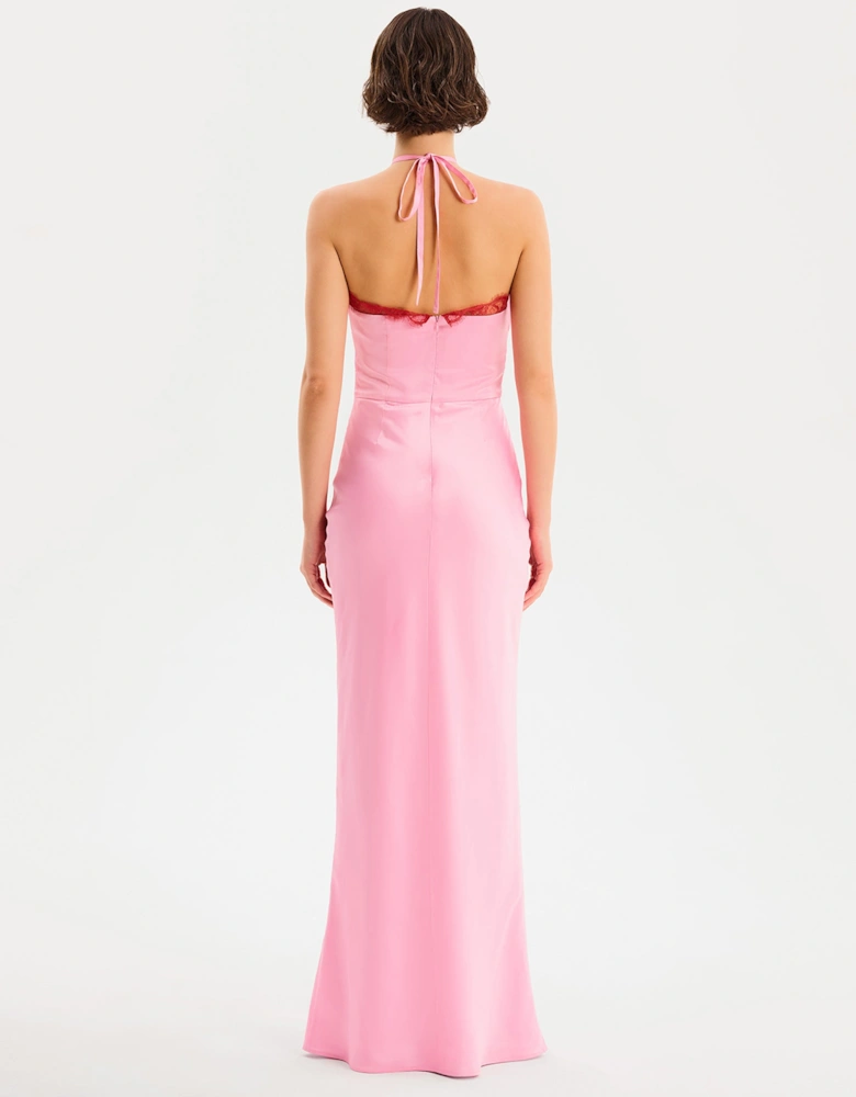 Andy Dress in Pink and Red