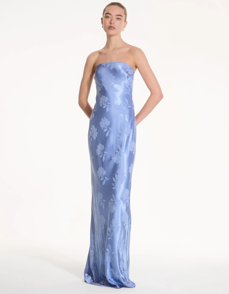 Amdra Maxi Dress in Blue