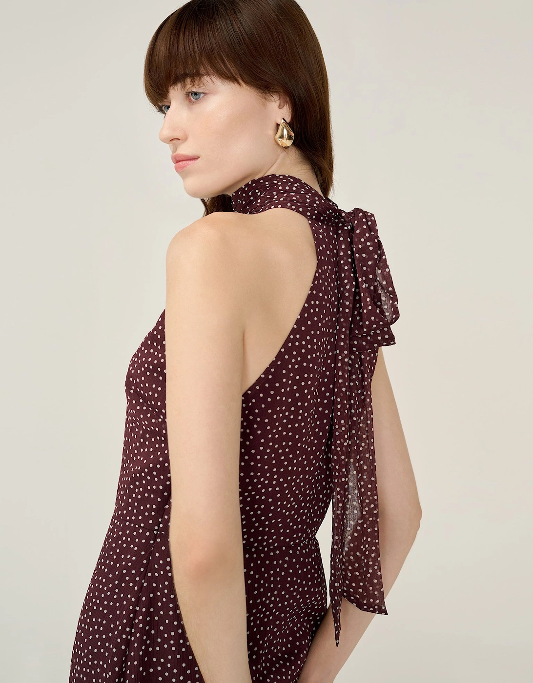 Romeo Dress in Chocolate