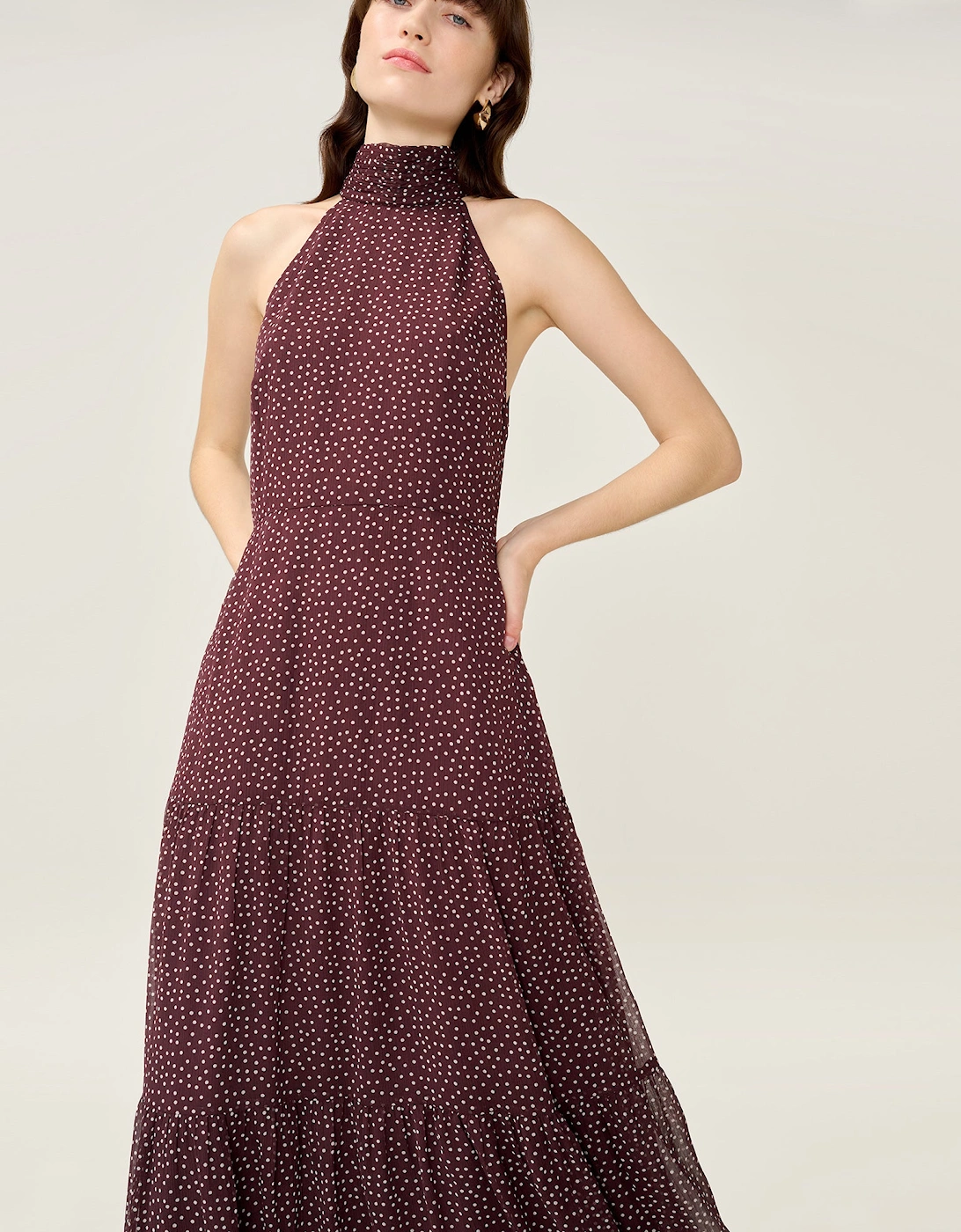 Romeo Dress in Chocolate