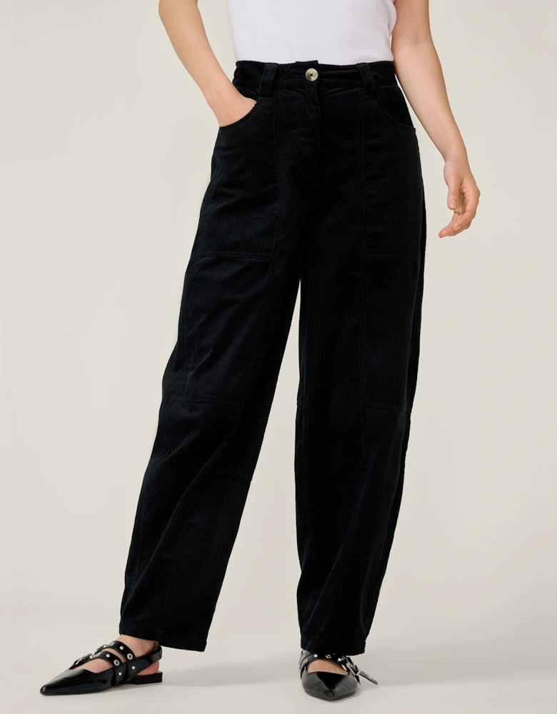 Kai Cord Trouser in Black