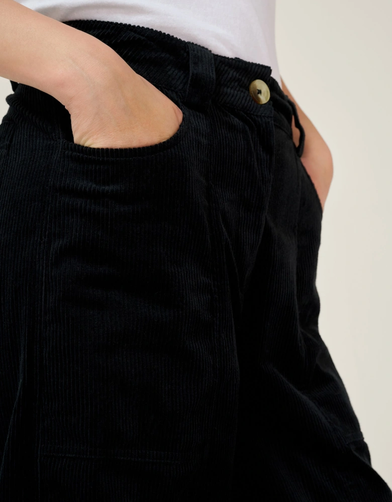 Kai Cord Trouser in Black