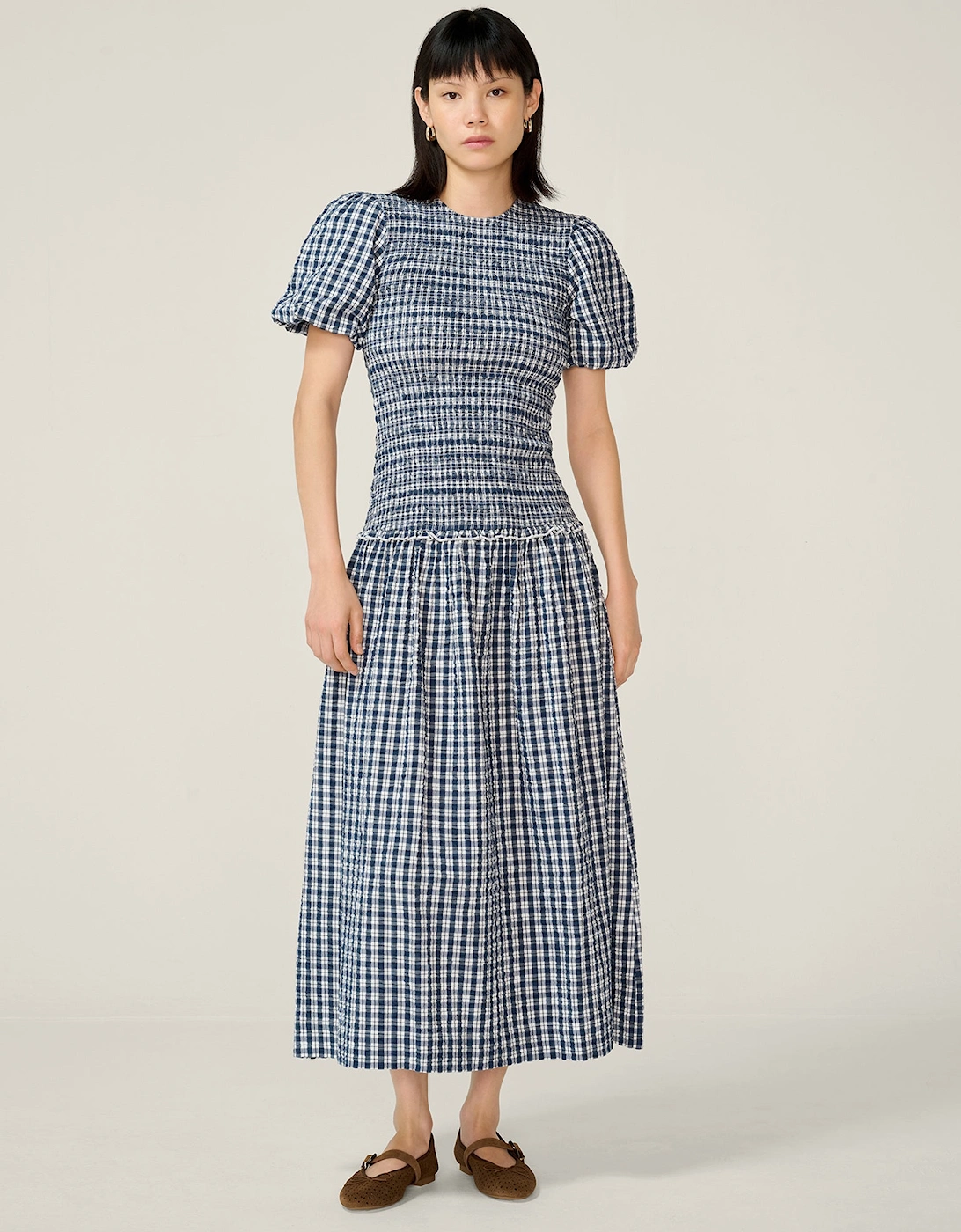 Omnes Women's Aria Check Dress - Size: 12