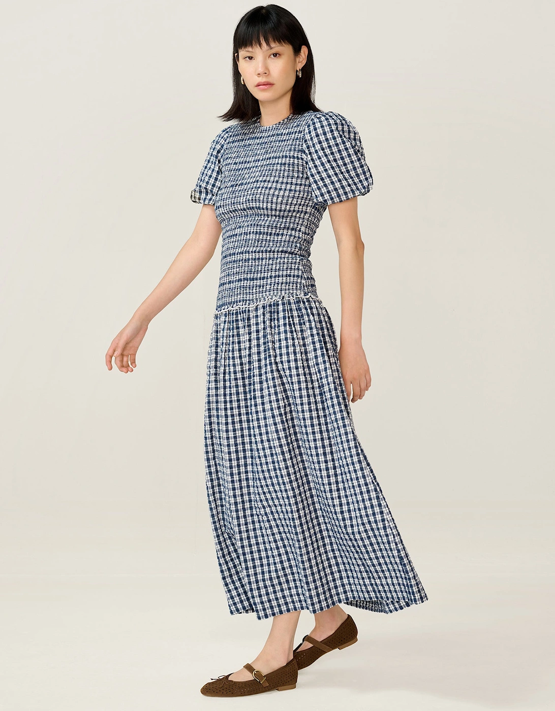Aria Check Dress