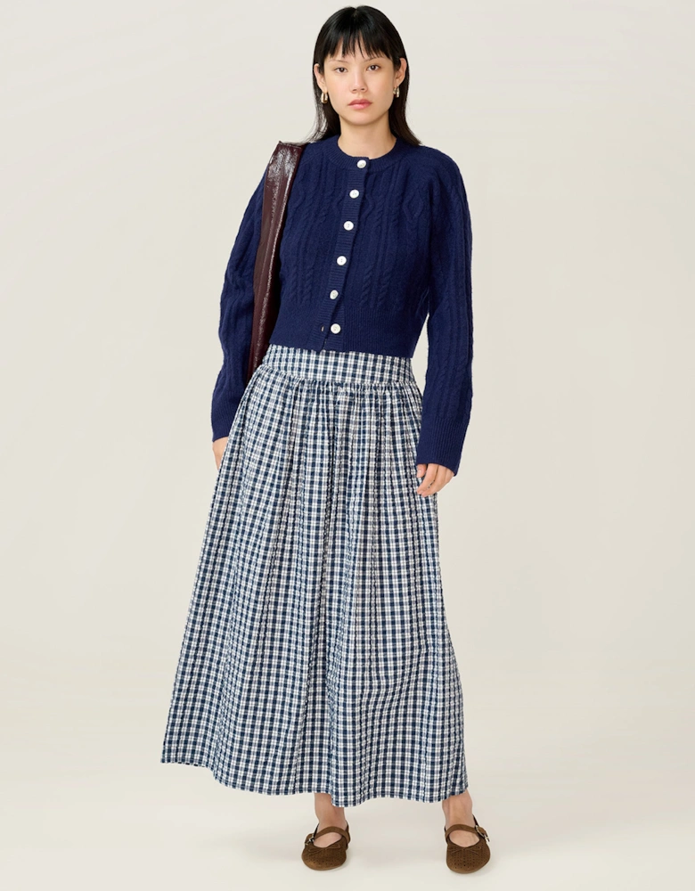 Darcie Check Skirt